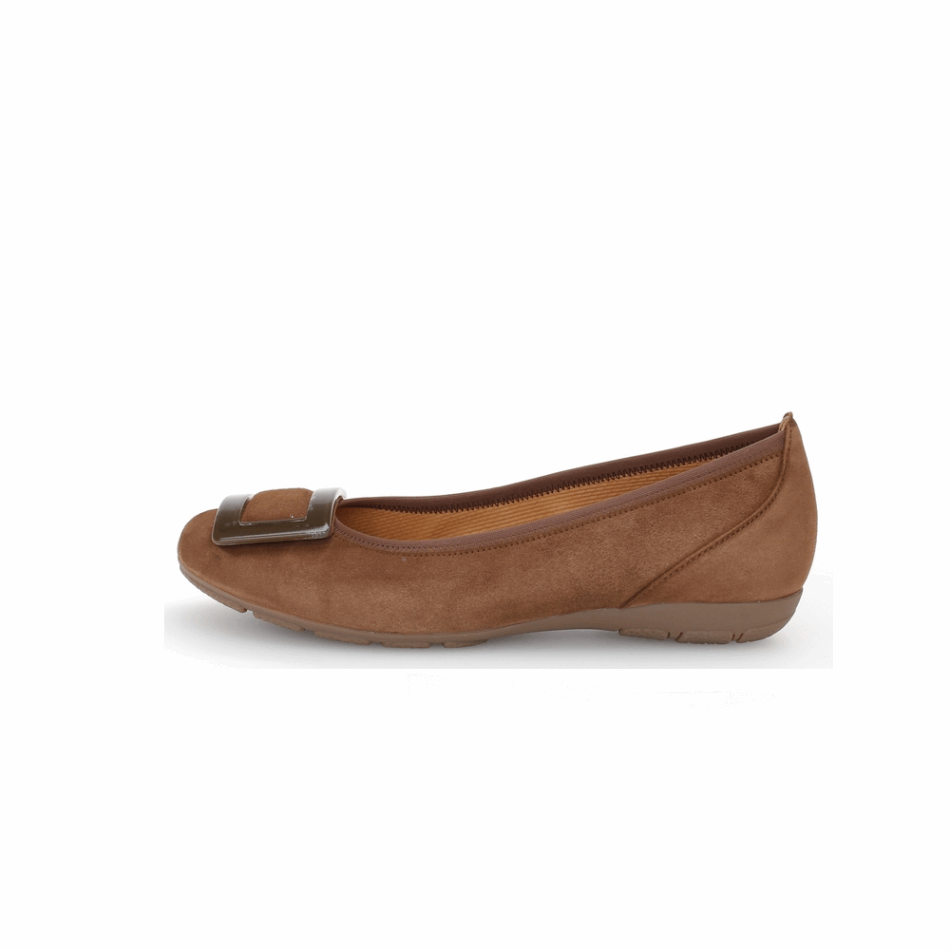 Gabour | Boucle Exclusive Ballet Flat Whisky